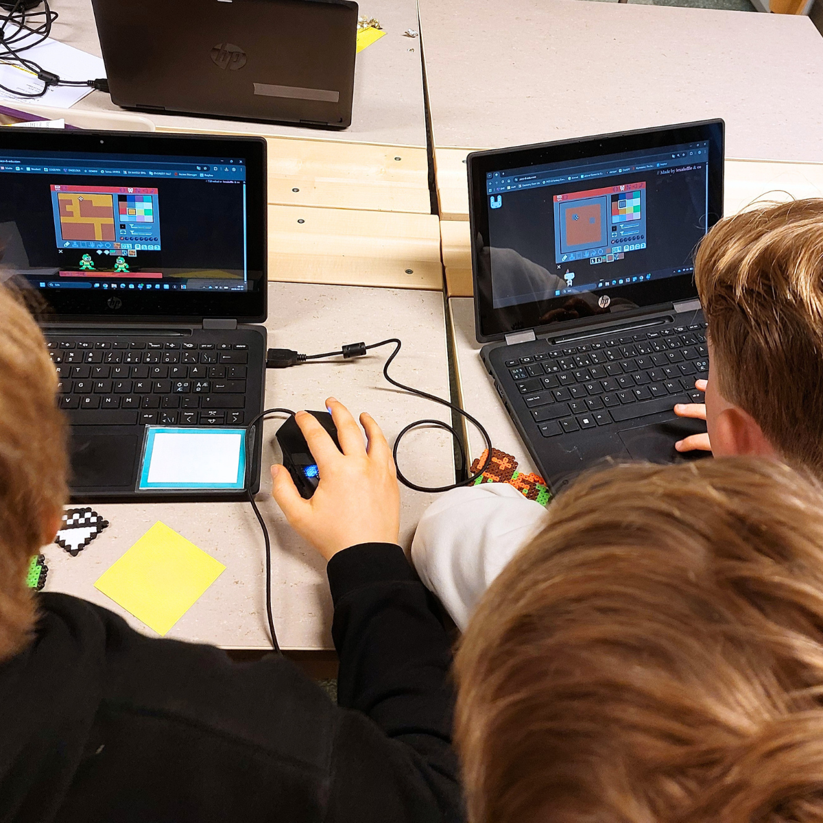 barn som skapar spel workshop Slöjdmaskinen